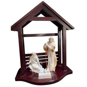 Lenox Porcelain First Blessing Nativity Scene, 3 pc and Creche*READ*